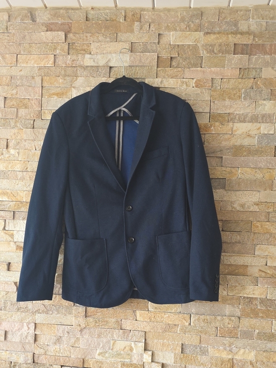 Zara Other - Zara Men's Navy Two-Button Blazer